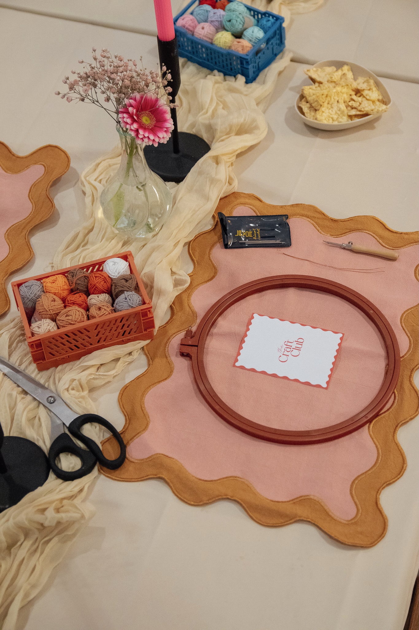 (APRIL) Calming Coasters: Punchneedle Craft Workshop