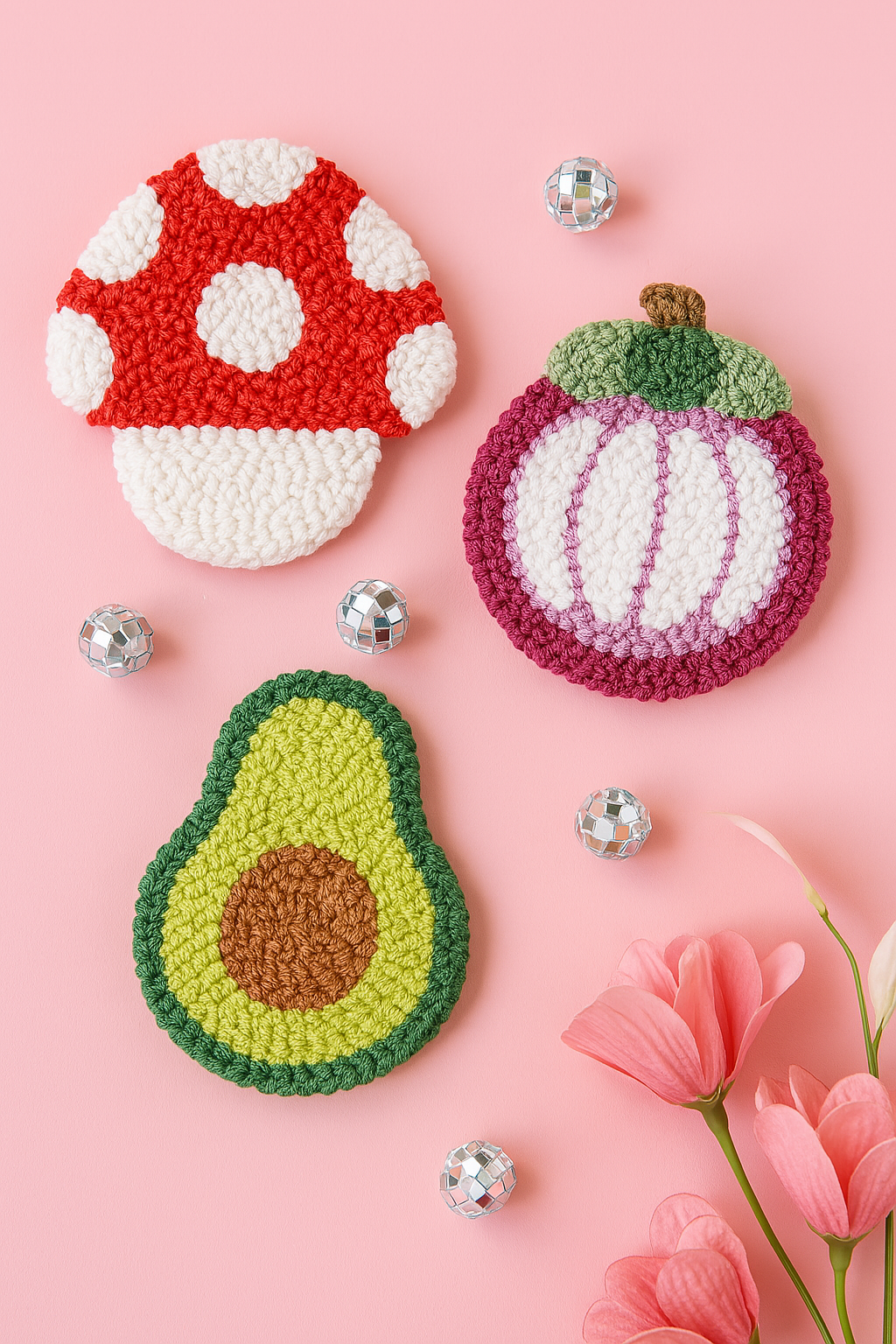 DIY Punch Needle Kit: Coasters