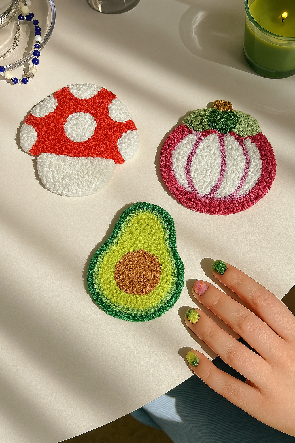 DIY Punch Needle Kit: Coasters
