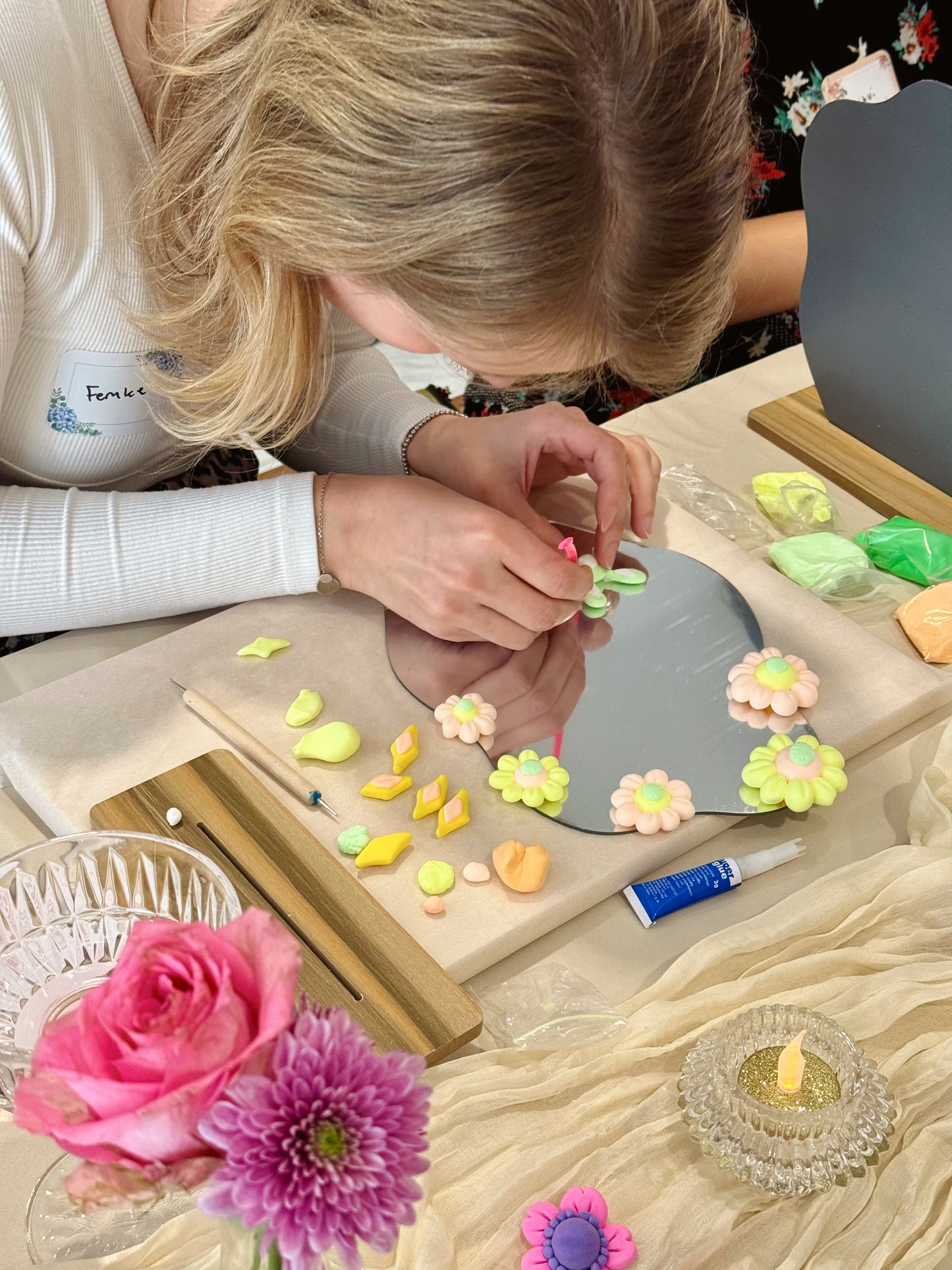 Mindful crafting at Moychay Tea Club Amsterdam
