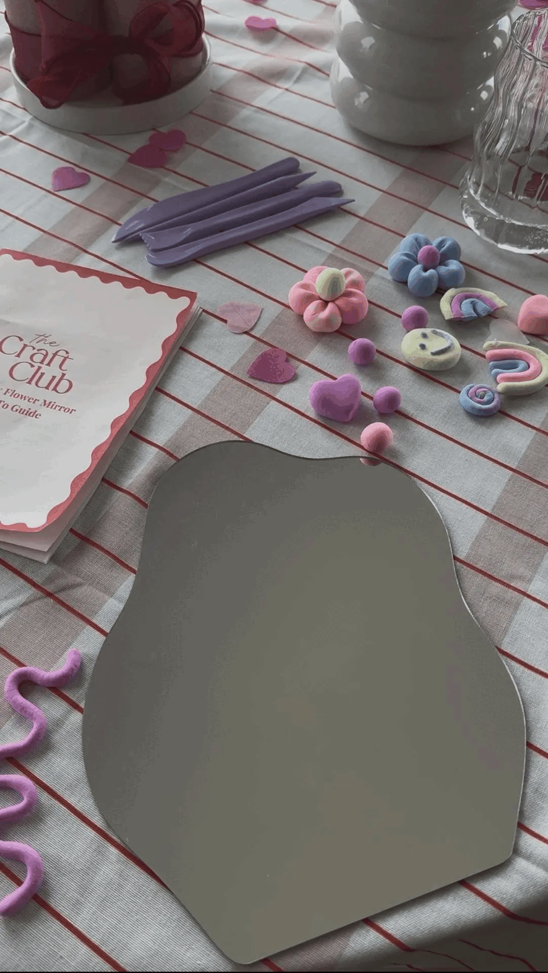 Clay Flower Mirror Kit